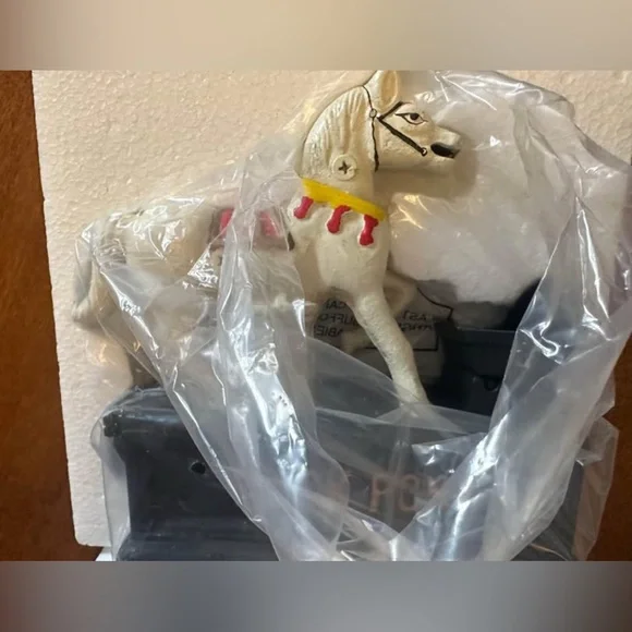 🆕 🎄 Classic Christmas Vintage Cast Iron Trick Pony Bank. New in box. Rare. - Picture 2 of 9